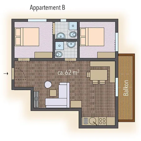 Salzburgerhof Appartamento *