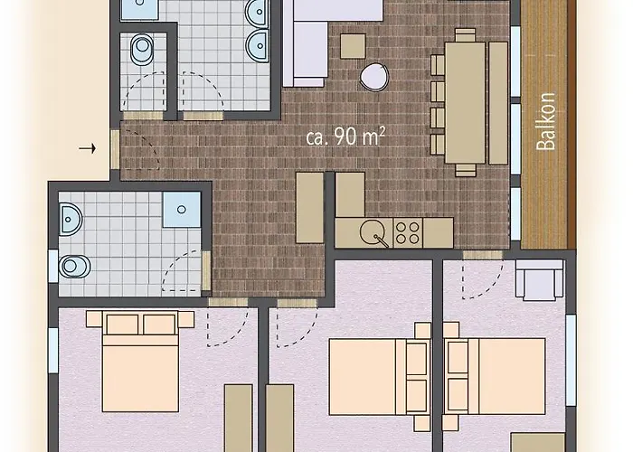 アパート Salzburgerhof